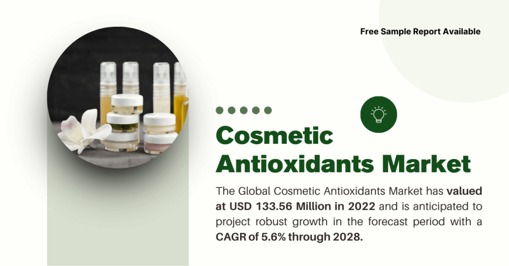Cosmetic Antioxidants Market Trends: Key Demands, Insights, and Growth Rate through [5.6%] CAGR. Free Sample report in PDF.