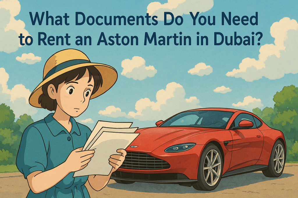 What Documents Do You Need to Rent an Aston Martin in Dubai
