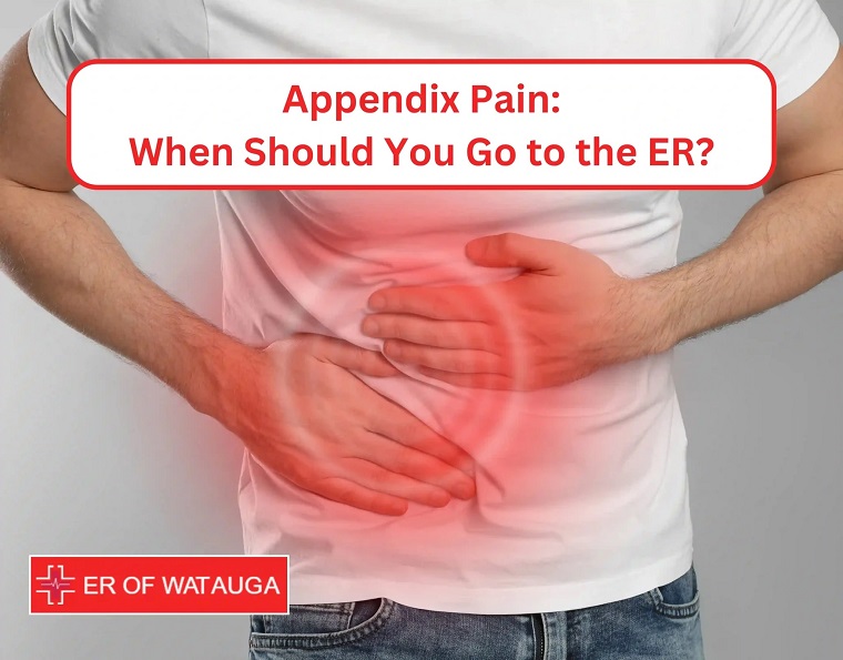 does appendix pain come and go