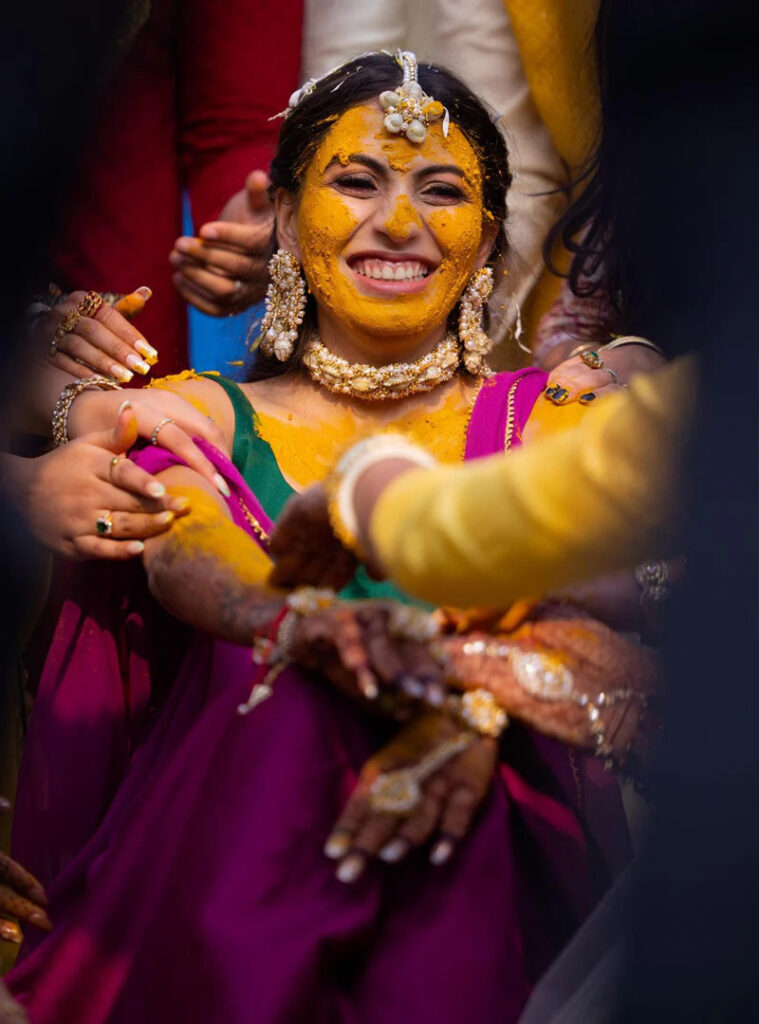 Haldi jewellery Set