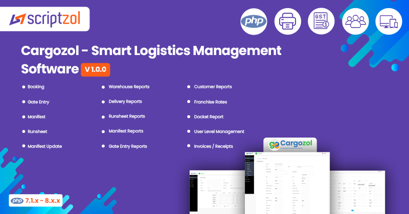 Scriptzol Smart Logistics Management Software